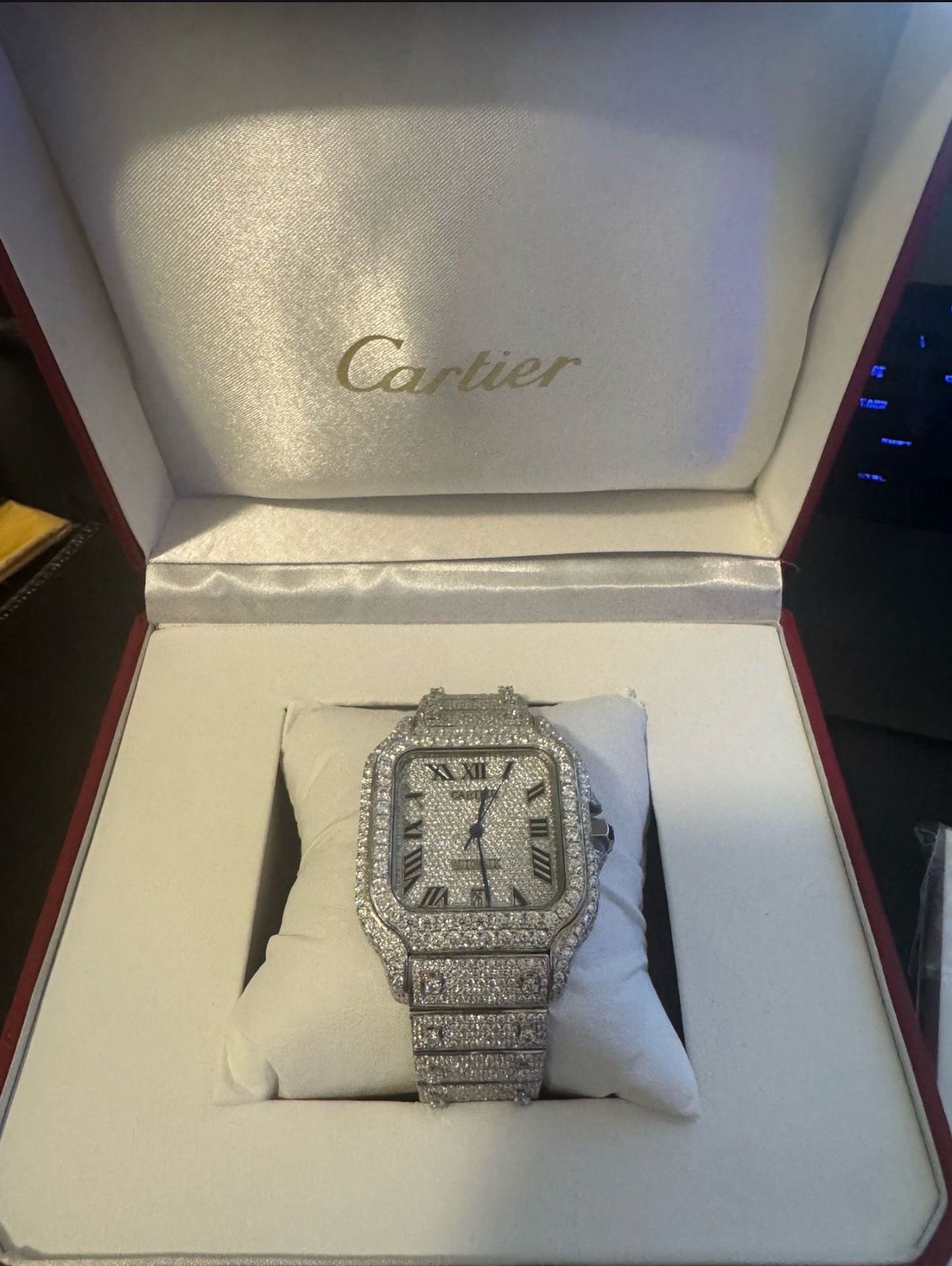 Cartier Iced Out watch