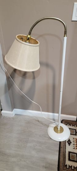 Gooseneck Floor Lamp with Shade