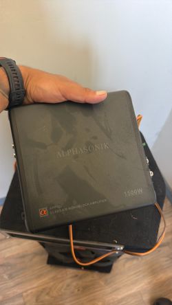 Alphasonik amp and sub