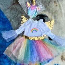 Unicorn suit for girl size 2-3t