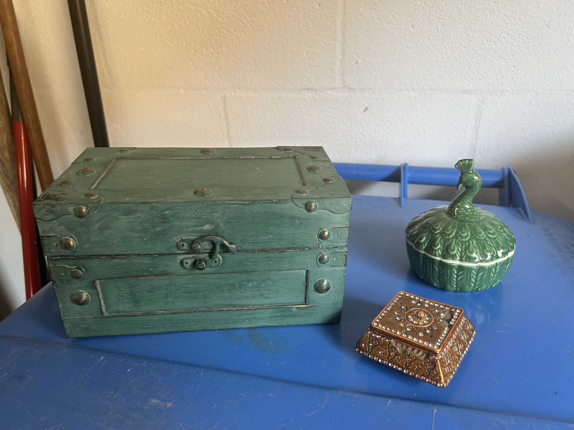 Set Of 3 Jewelry/Trinket Boxes 
