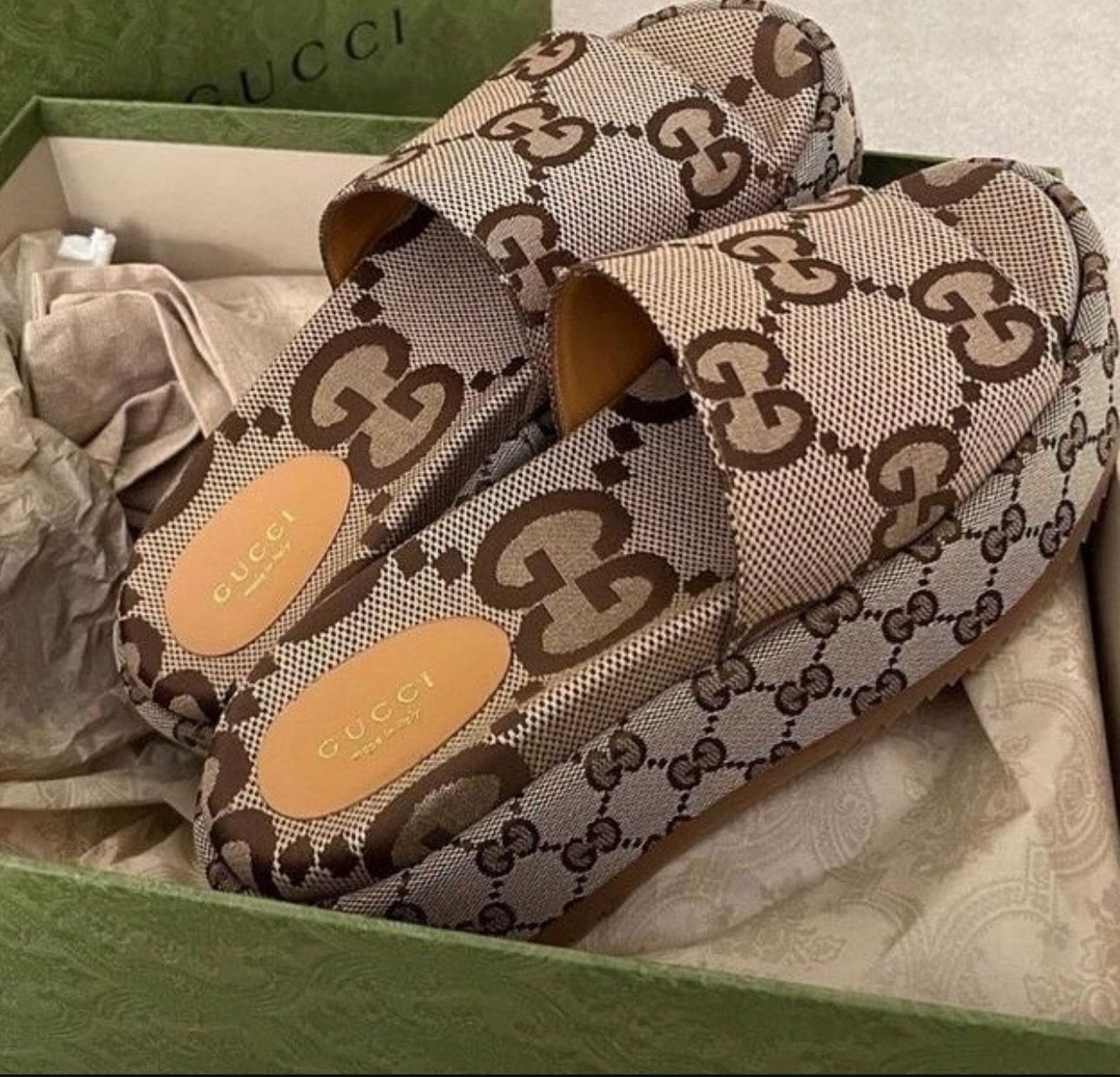 Gucci Platform Slides
