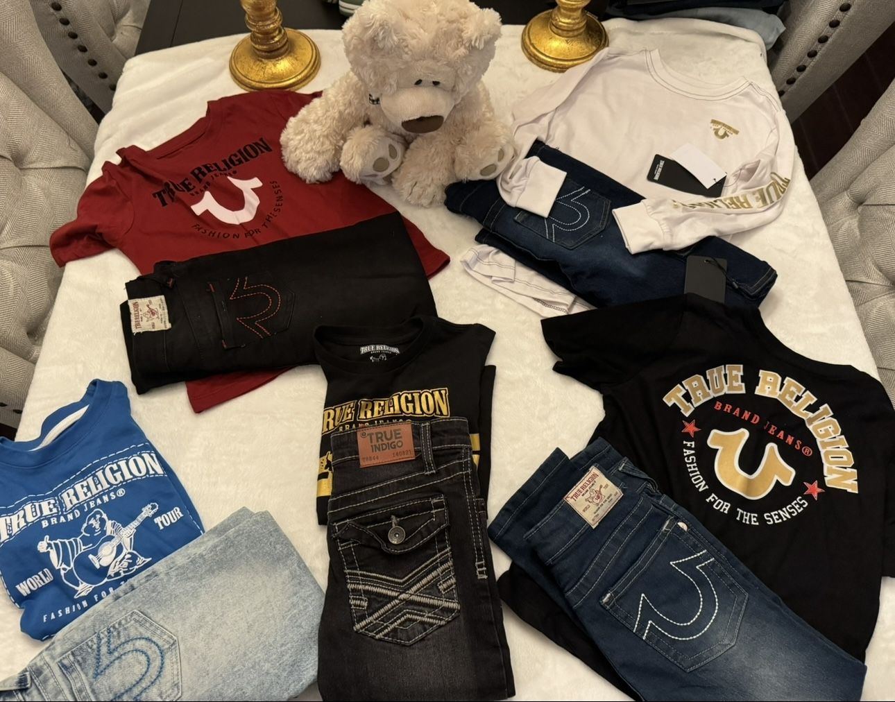 Kids 7,6,5 True Religion Outfit Set