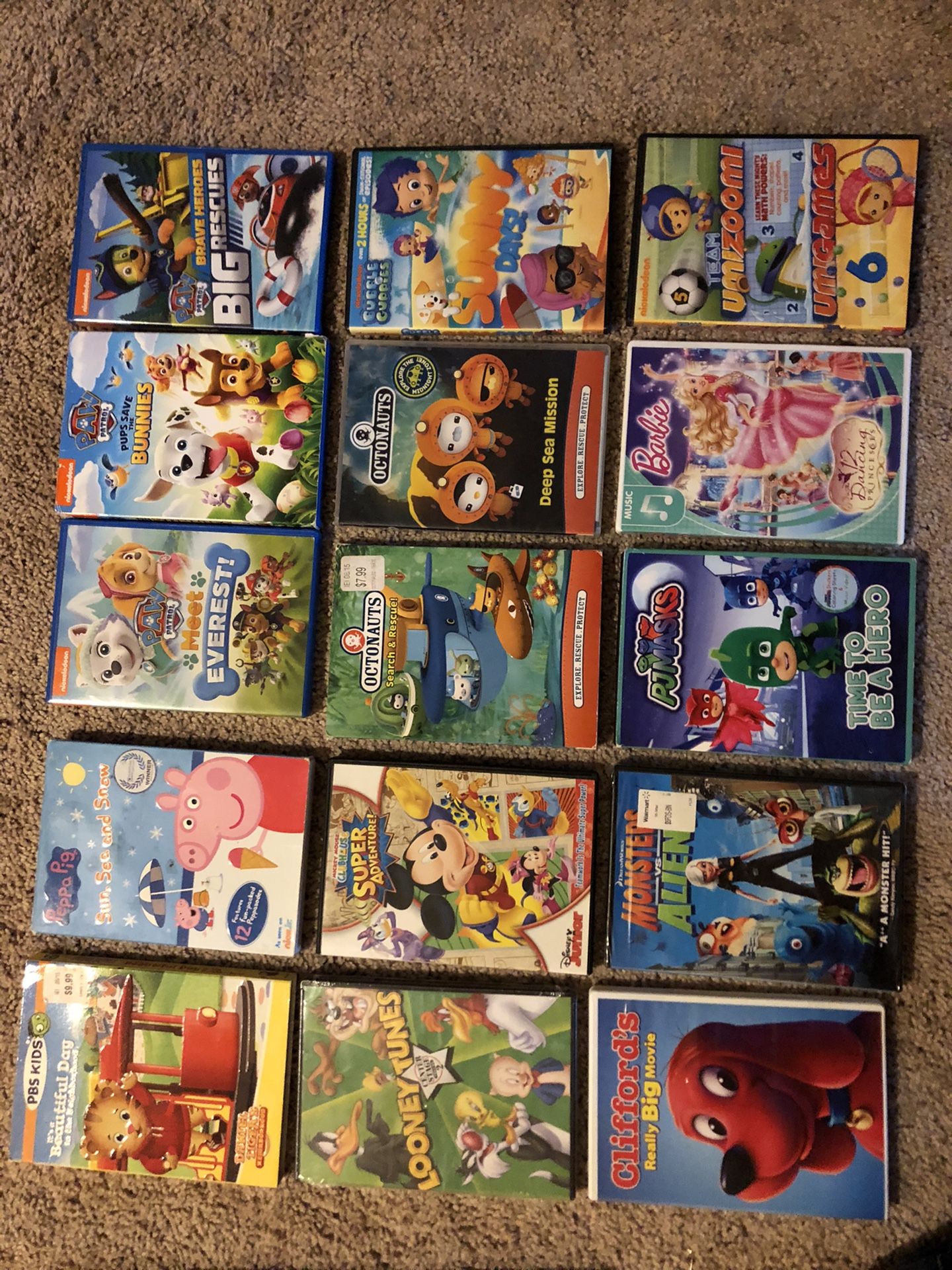 Kids DVD Movies/ Shows- QTY:20