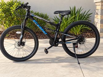 Full Suspension Mountain Bike 26 Inch Wheel, 21-Speed