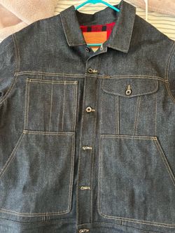 Filson denim short lined cruiser