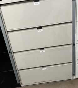 4 Drawers File Cabinets With Lock Bar