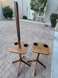 2 Pool Table Stick and Drink Ends