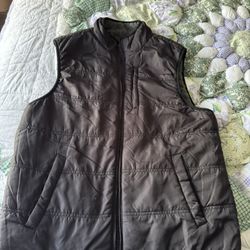 Men Double Face Vest Large