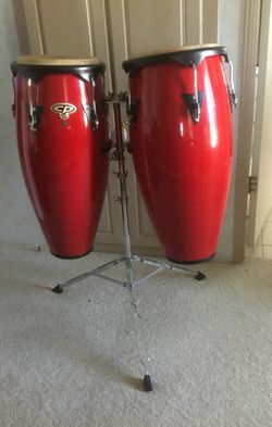 Latin Percussion Congas With Stand