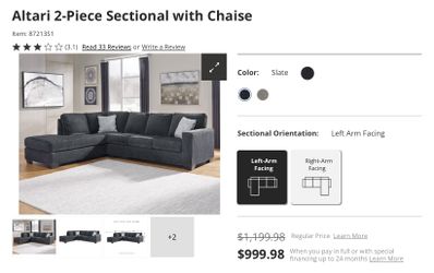 COUCH - Pickup Only (Alexandria)