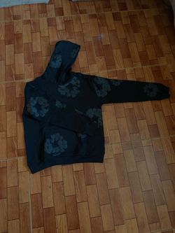 Denim tear hoodies grey black black white