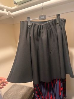 Black short skirt