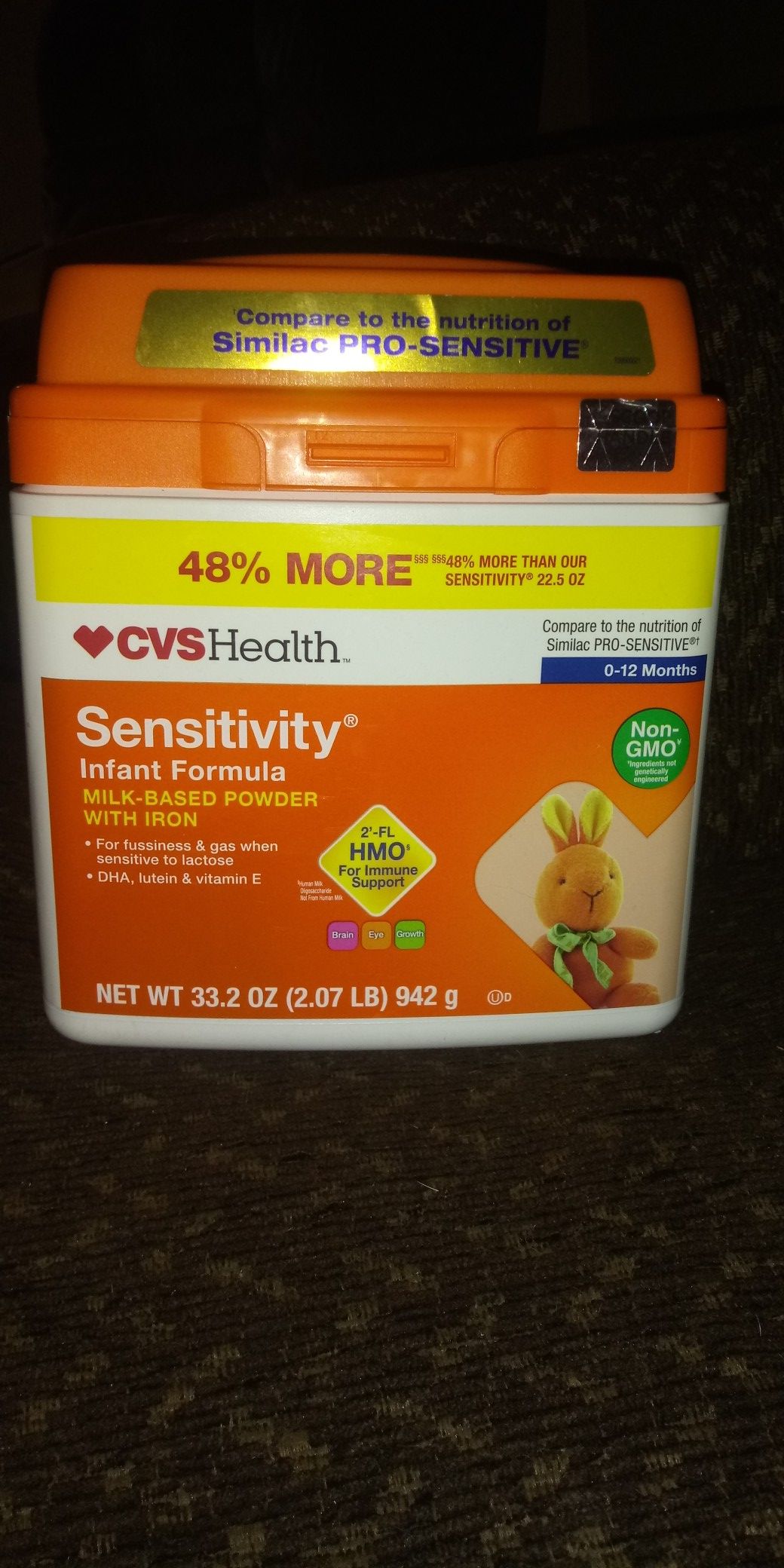CVS Health Sensitivity 33.2 oz (*Comparable to Similac Pro Sensitive)
