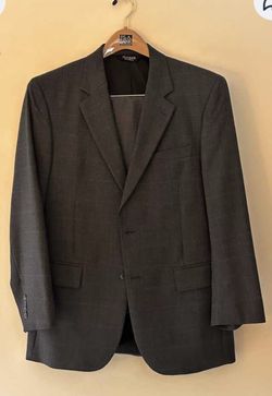 Men’s Two Piece Suit (grey checkered)