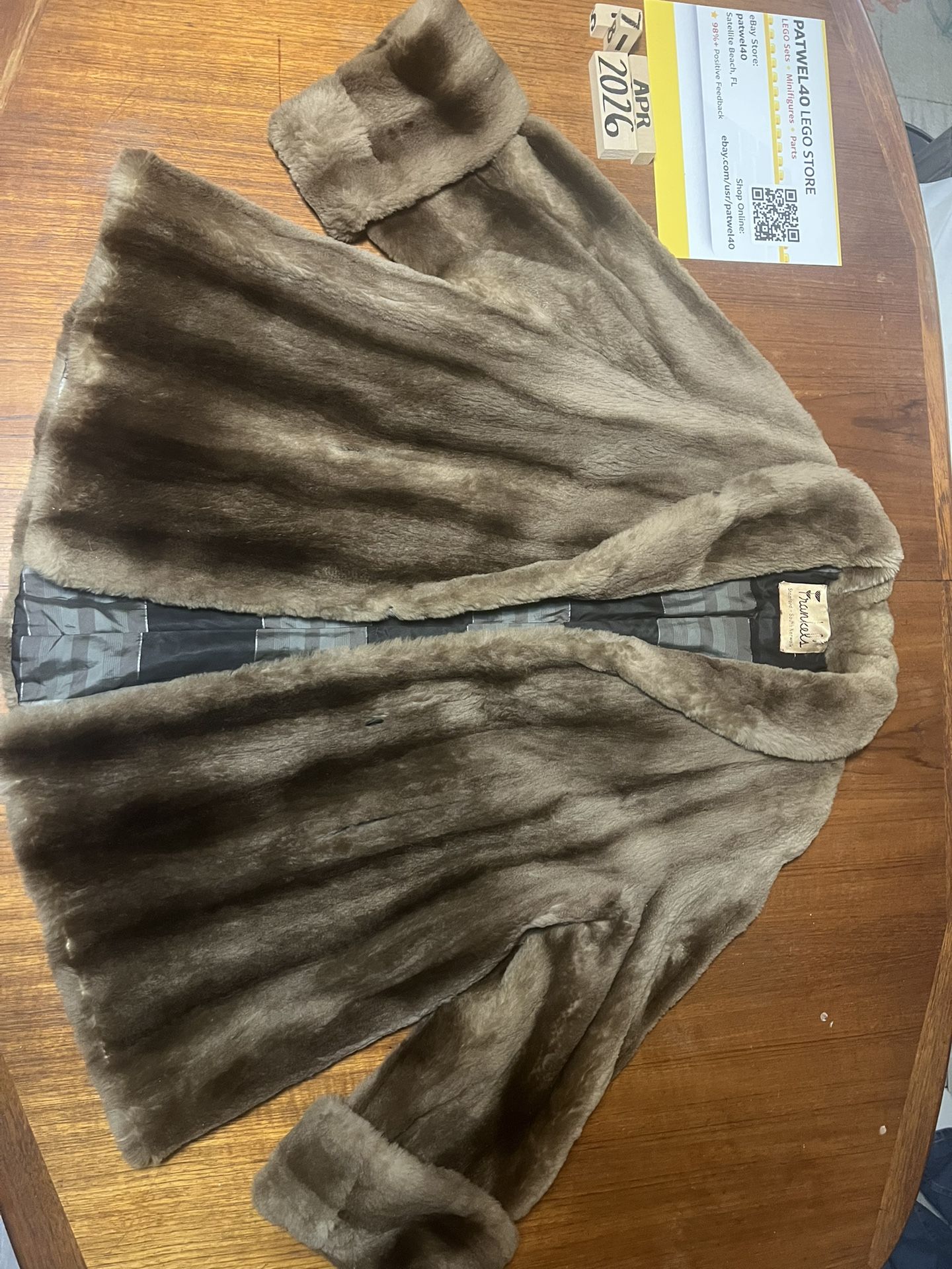 brown mink coat