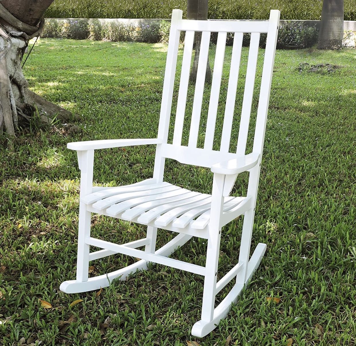 New In Box Wooden Rocking Chair