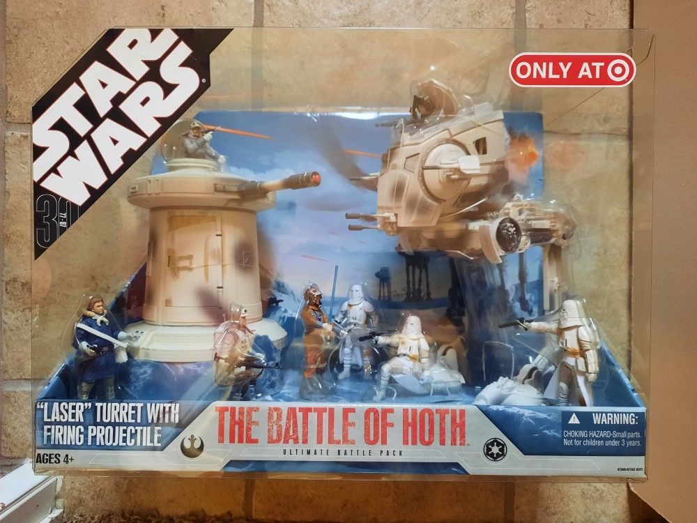 Star Wars Ultimate Battle Pack The Battle of Hoth 3.75 Figures. Check Out My Other SW Items For Sale