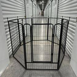 FXW Rollick Adjustable Dog PlayPen 8 Panels 40" High Metal Door Collapsible Camping Outdoors