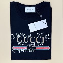 Black Gucci Common Sense Tshirt