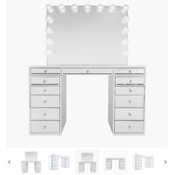 Slaystation Vanity Tabletop +Mirror 