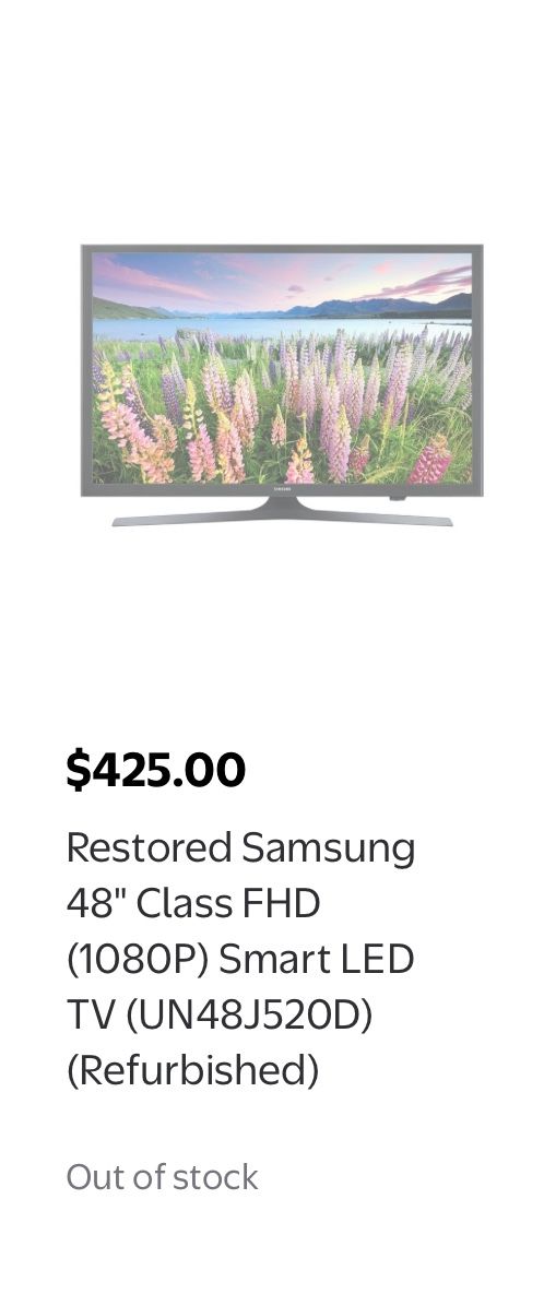 Samsung Tv 48inch Full HD Smart Tv