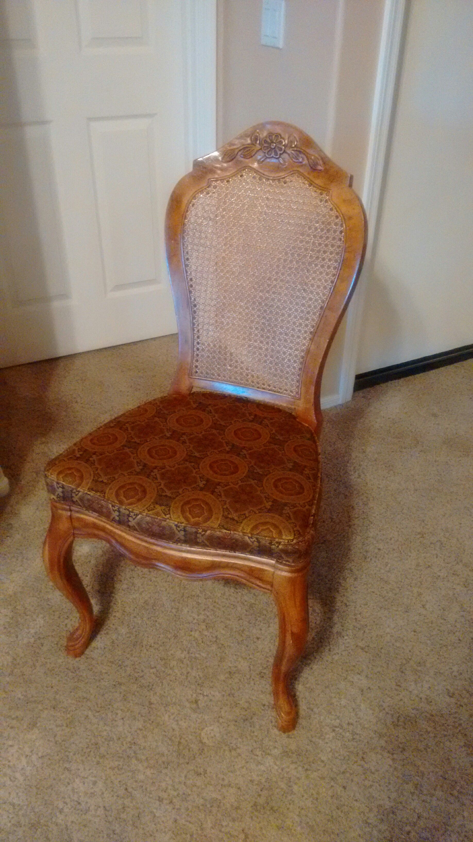 Beautiful Solid Pecan Desk Chair