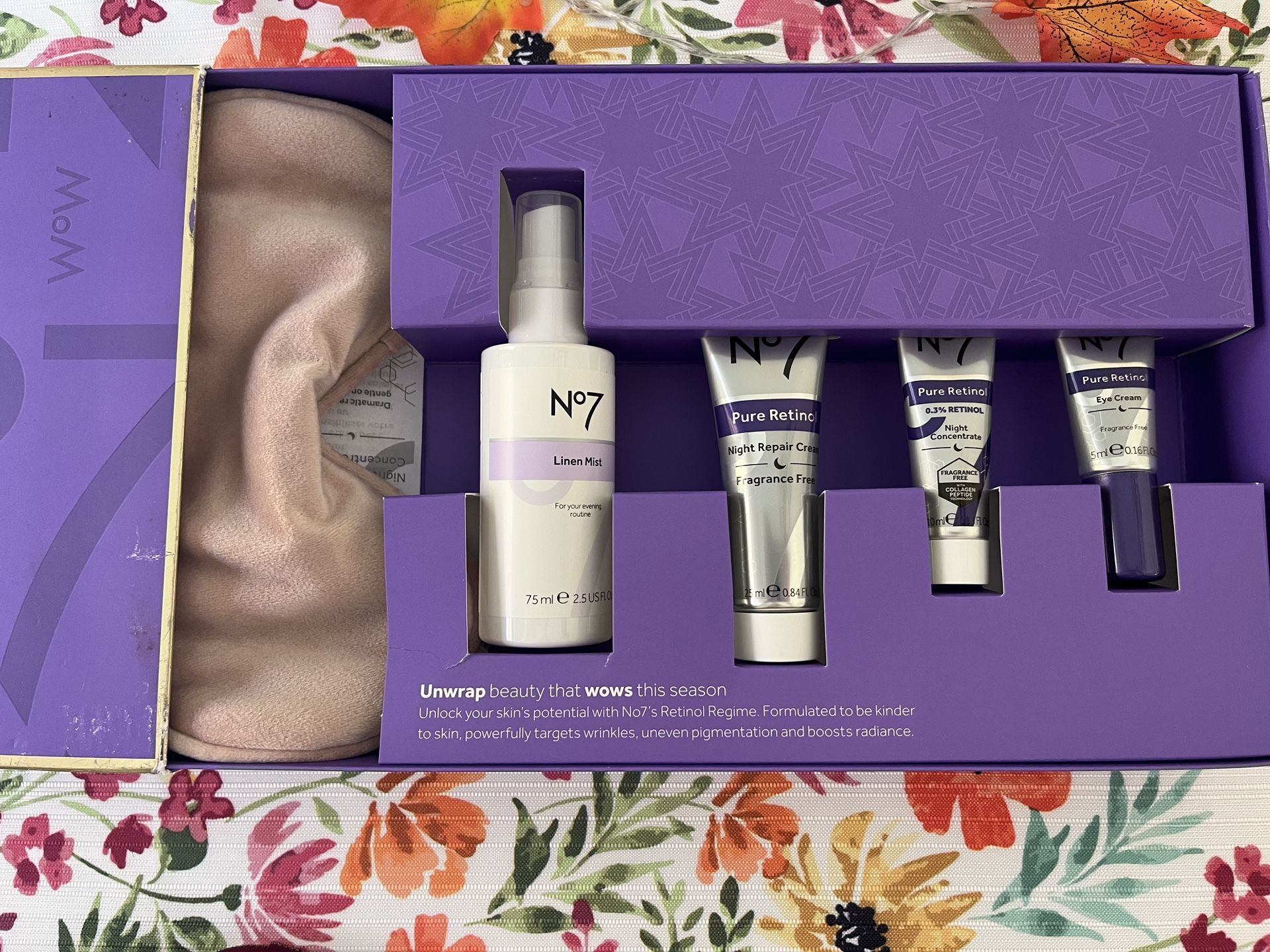 No 7 Sleep Retinal Skincare Set-NEW