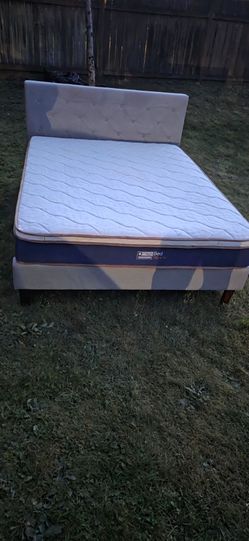 Bed frame and mattress