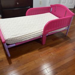 toddler bed and mattress