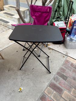 An adjustable table