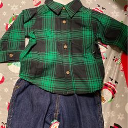 Boys dress shirt and pants 3 Months
