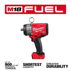 Milwaukee
M18 FUEL 18V Lithium-Ion Brushless Cordless High Torque 1/2 in. Impact Wrench w/ Pin Detent (Tool-Only) 