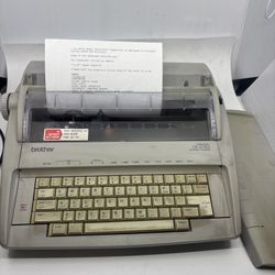 Brother GX-6750 Electronic Typewriter Correctronic W/Cover Tested Working DIRTY