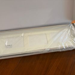 Crate & Barrel Brushed Silver Frame with 3 4x6 Openings