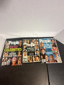 People Magazine Special Issues Lot 3 Child Stars Great Lives Top 100 Celebrities