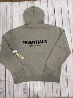 Grey essentials hoodie XL
