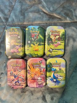 Pokemon 30th Celebration Mini Tin Set of Six