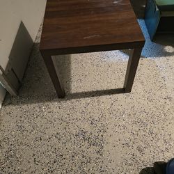 Wooden end table
