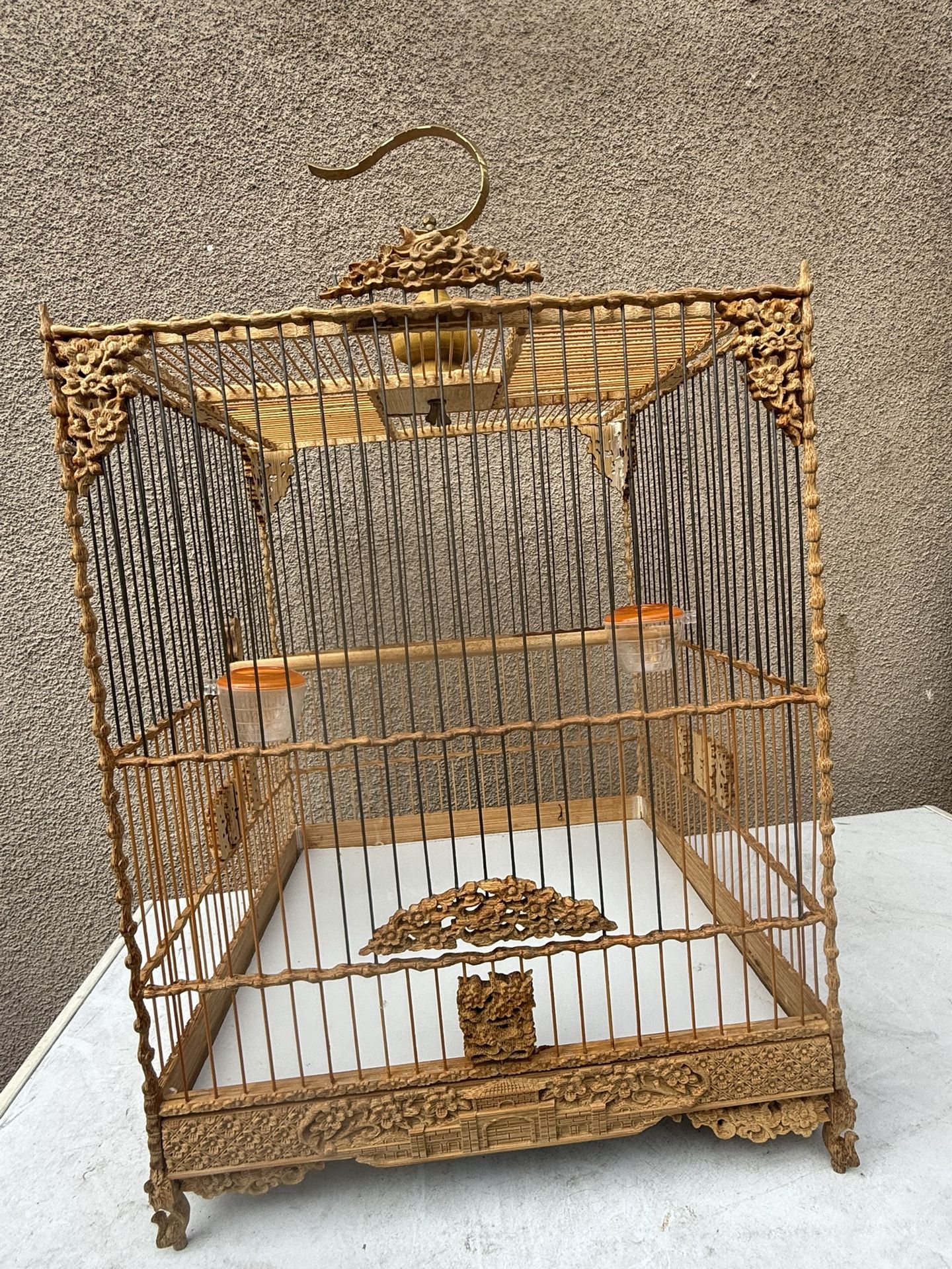 bamboo bird cage