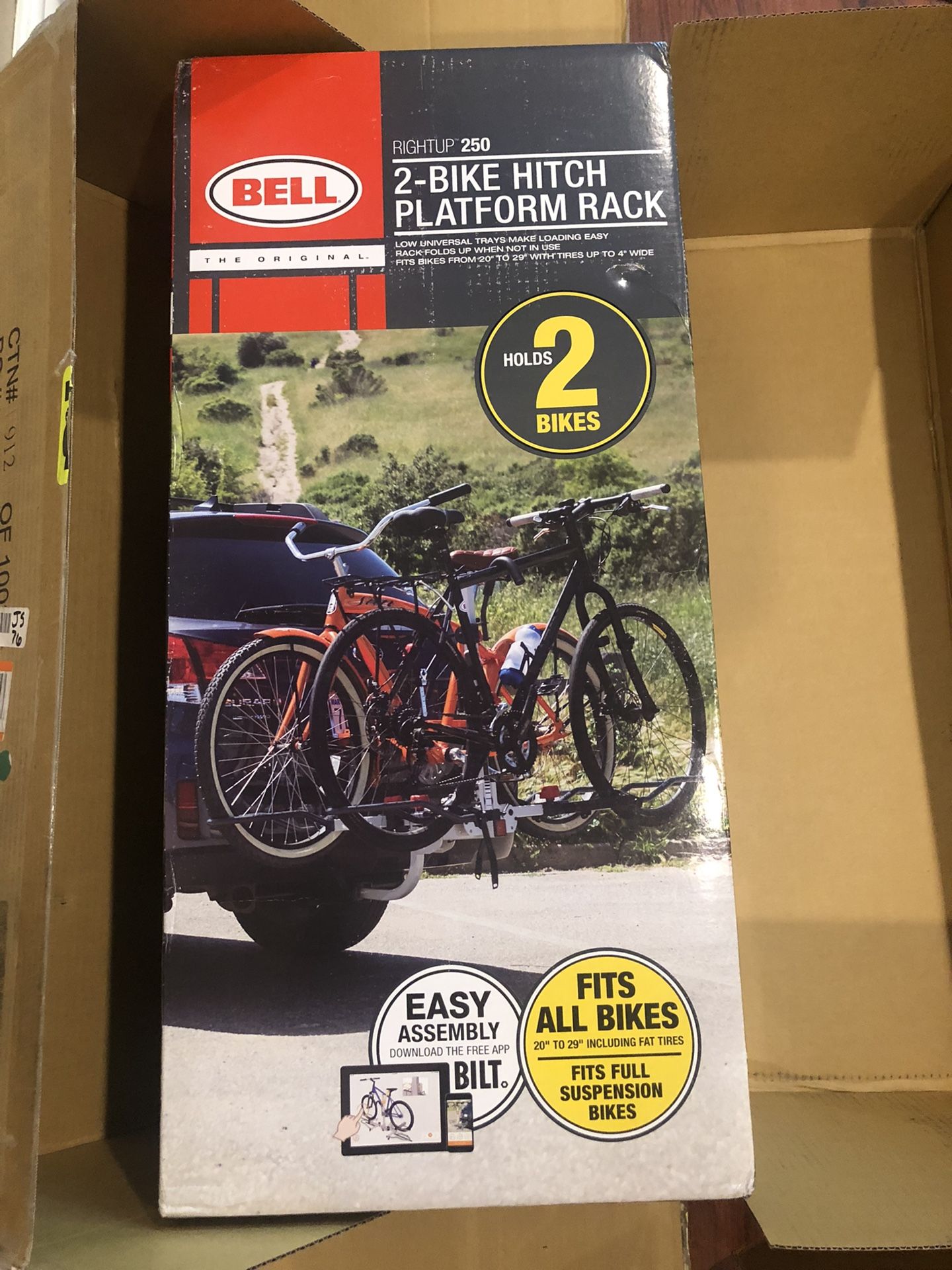 BELL Right Up 250 Bicycle Platform Hitch Rack BNIB