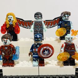 Marvel What If Zombies Minifigures Heroes | New Custom LEGO Compatible Toys