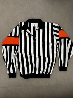 CCM Pro 150 Hockey Referee Jersey w/ Orange Armbands - Size 46