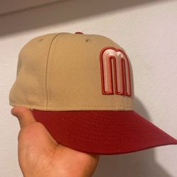 Mexico Fitted Hat 73/8 I Just Where Did One Time It Fits A Little Loose