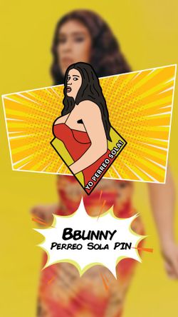 Yo perreo sola bad bunny pins