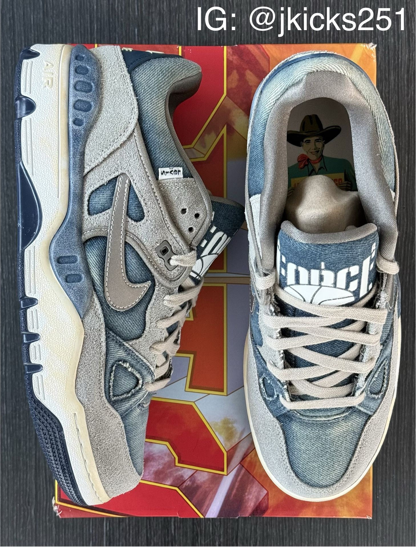 Nike Airforce 3 Low “Nigo x Levi Olive Grey” (Size 10M) | Brand New Deadstock