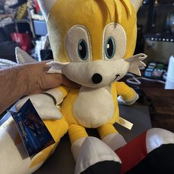 Tails Sonic Hedgehog Toy Factory 19” Plush Toy