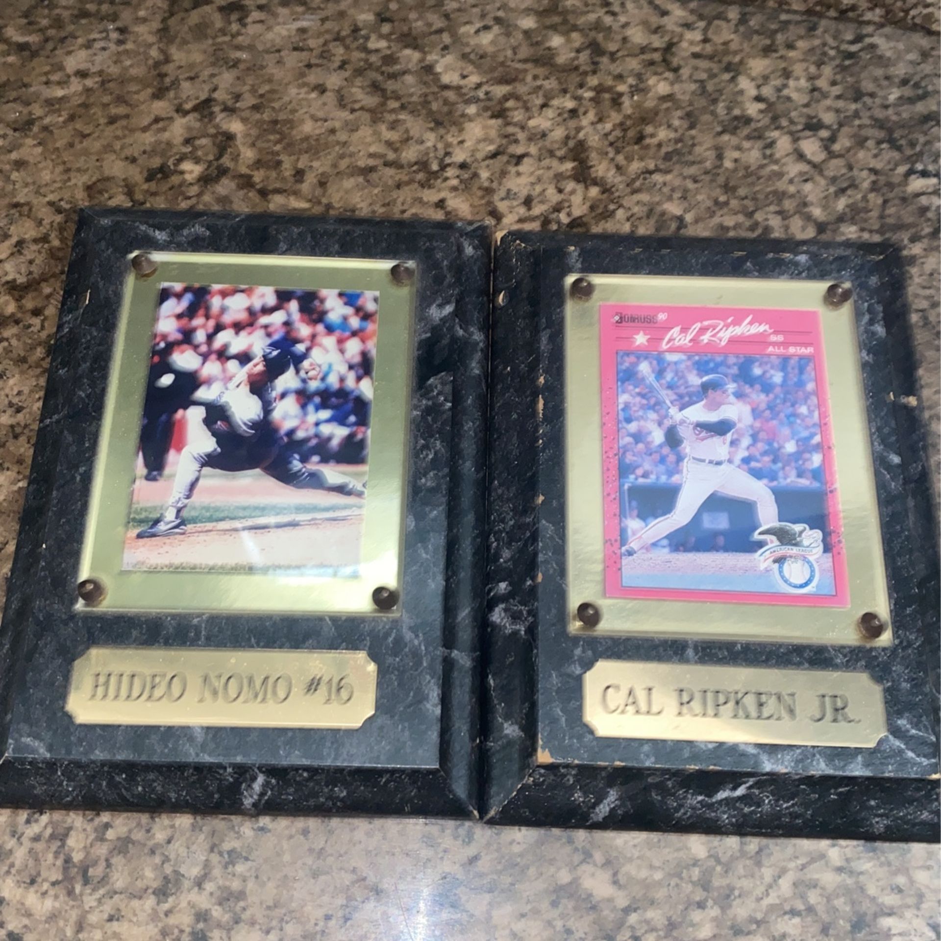 Baseball Card Plaque 