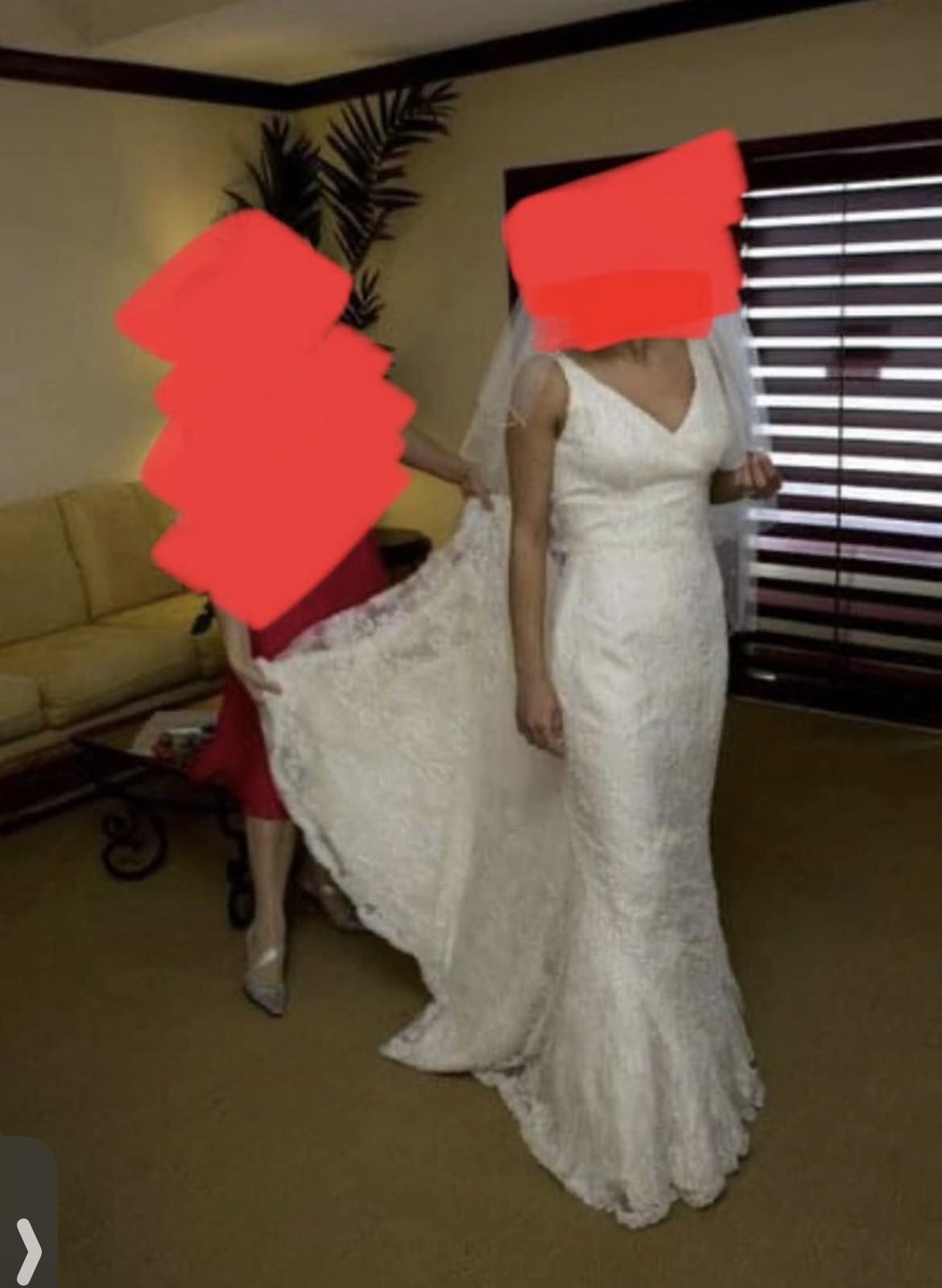 Ivory Wedding Dress And Veil