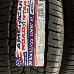 265 40 22 American Roadstar Tires 